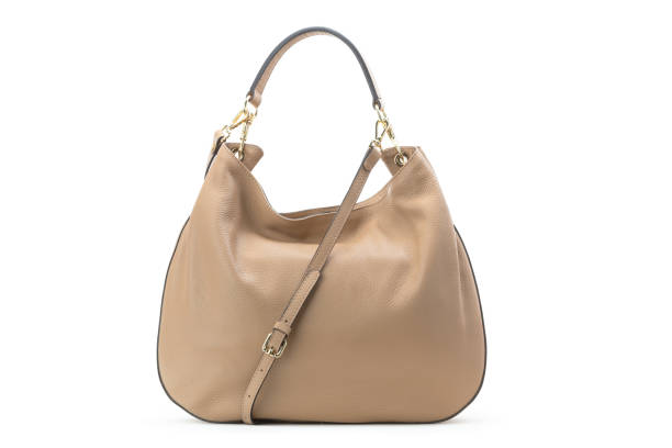 istock Capacious female purse handbag over a white background 1433118954