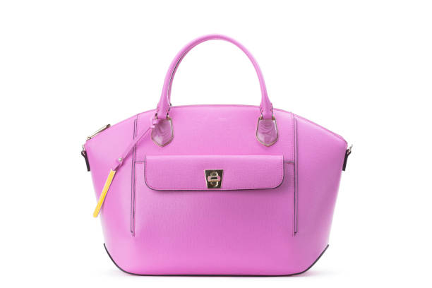 istock Capacious female purse handbag over a white background 1433127500