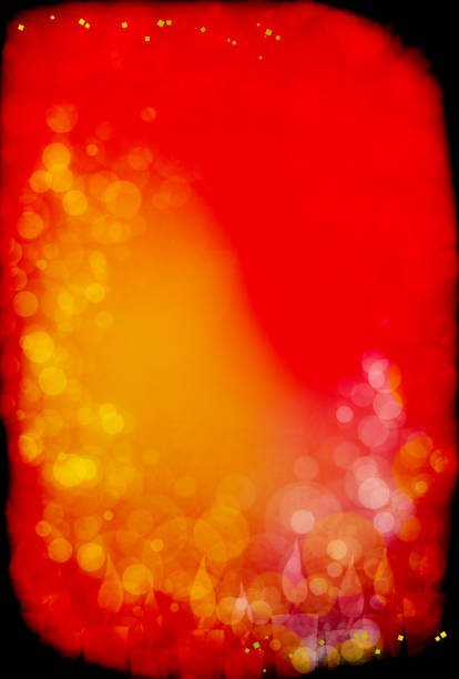 istock Bewitching and fantastic orange background.
Design of candle illustration and flame image.
Portrait 1433127723