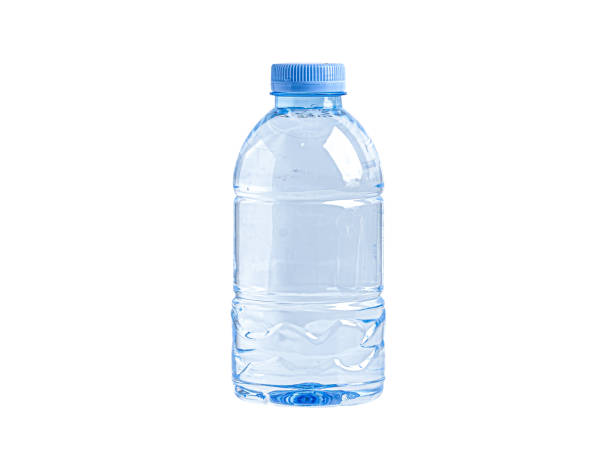 istock Plastic water bottle isolated on white background with clipping path. 1433129064