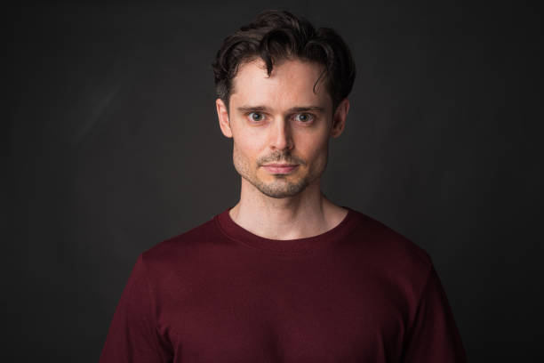 istock Studio portrait of handsome man against gray background 1433130168