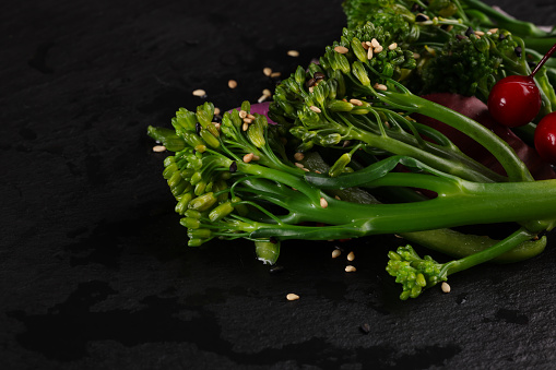 Fresh celery isolated on white background