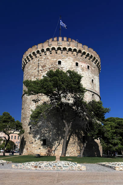 istock White Tower landmark in Thessaloniki, Greece 1433131588
