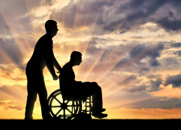 istock Concept of caring for people with disabilities 1433132501