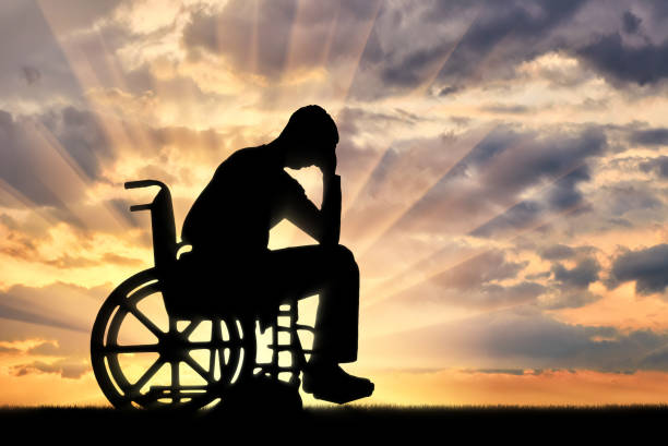 istock Concept of people with disabilities experiencing dipression 1433132525