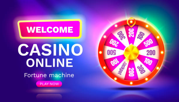 istock Casino fortune machine winner, jackpot fortune of luck, win banner. Vector 1433157354