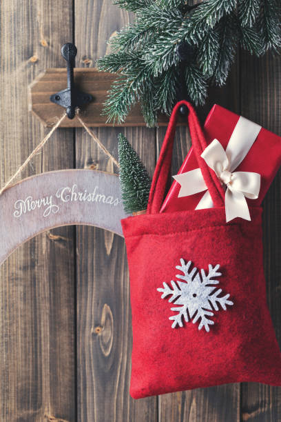 istock Hanging Christmas decor with various ornaments, decoration. 1433163922