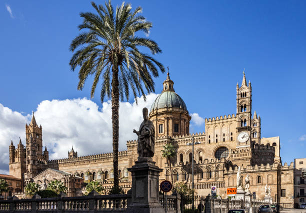 istock Palermo Cathedral church, Sicily, Italy 1433164875