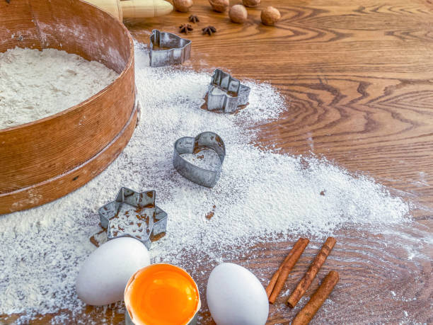 istock Ingredients for cooking Christmas baking 1433169578
