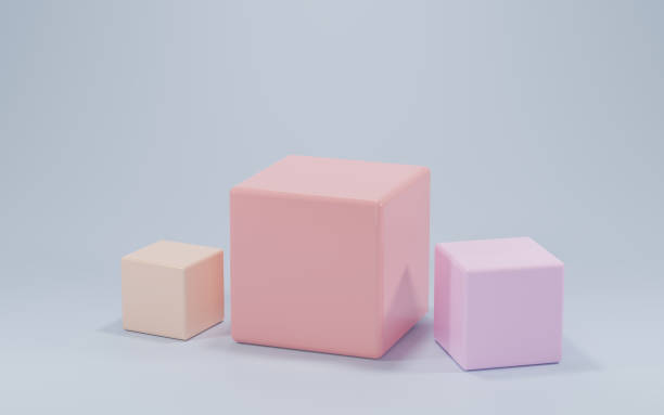 istock 3d rendering display product abstract minimal scene with geometric podium platform. stand for cosmetic products. Stage showcase on pedestal 3d studio. 1433171713