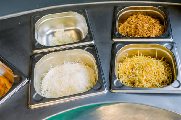istock Ingredients for fast food in containers 1433180696