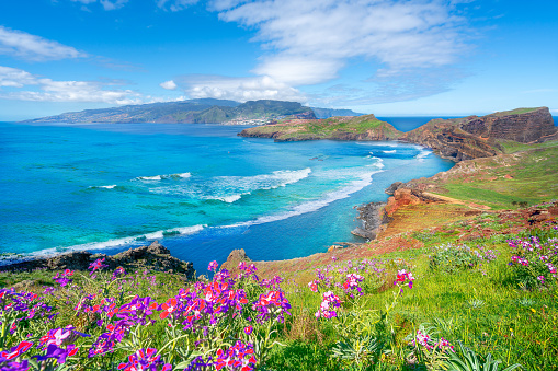 Landscape with Ponta de Sao Lourenco, Madeira islands, Portugal