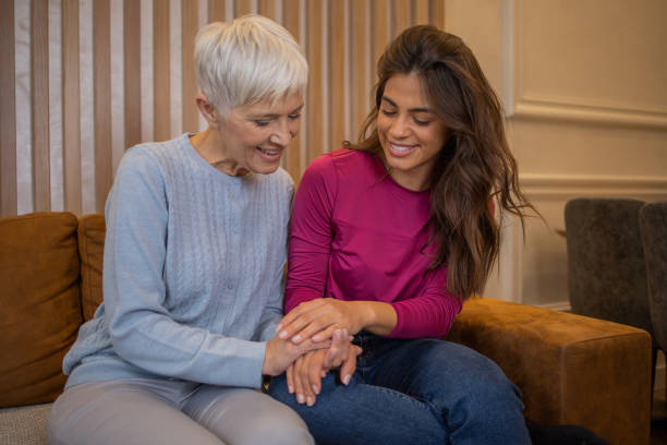 istock Happy mother and daughter spend time together 1433186183