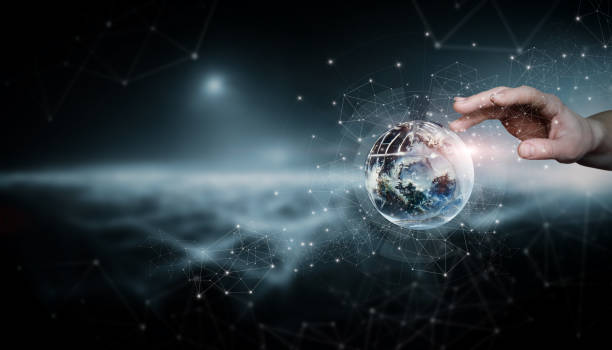 istock Concept of work in the global network connection. 1433189158