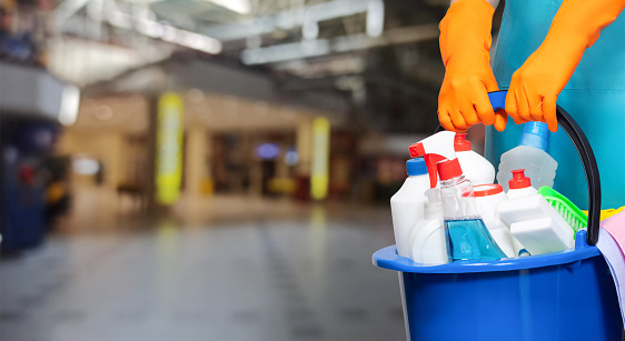 The concept of cleaning in industrial premises.