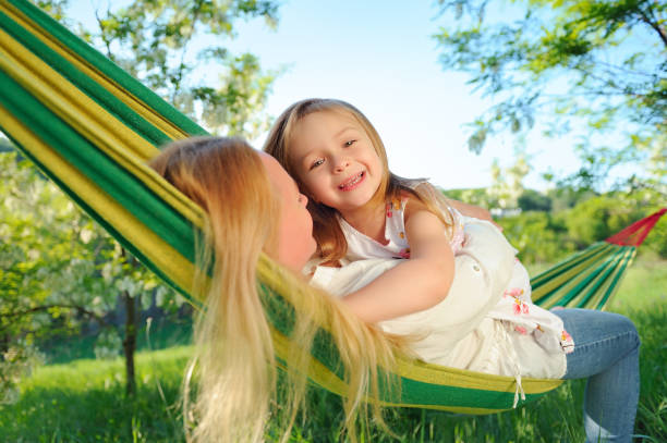 istock Mother and daughter having rest in the park 1433203967