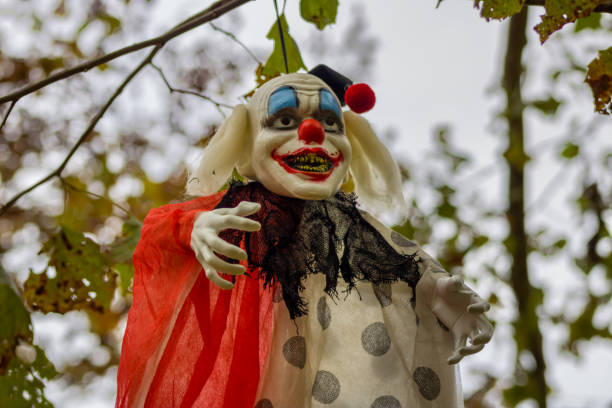 istock Close-up view front view of clown decoration 1433206373