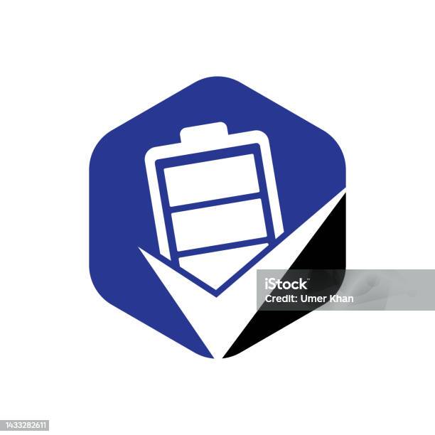 Battery Reverse Logo Battery Check Vector Logo Design Template Stock Illustration - Download ...
