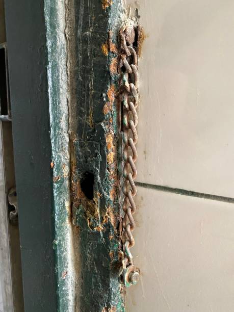 Selected focus for rusty door guard