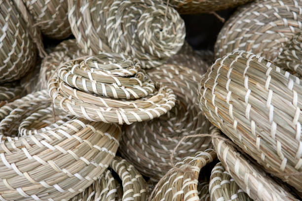 istock Rattan Woven Textured Background 1433288649