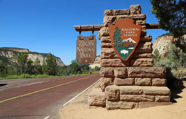 istock Entrance to Zion NP 1433288867
