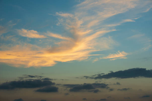 The sky above the sea, established by the sun. Beautiful Phuket, Thailand.