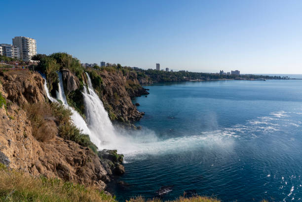istock A large waterfall pouring into the sea 1433301306
