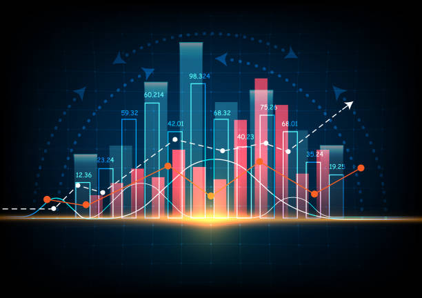istock Abstract background pattern business graph analysis financial stock market 1433301597