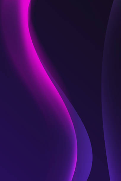 istock Ultra violet color abstract shapes background in purple and pink. Modern elegant backdrop design 1433305079
