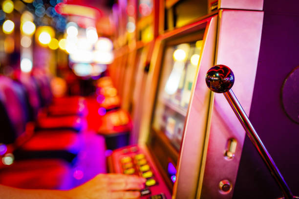 istock Slot machines in Casino 1433305506