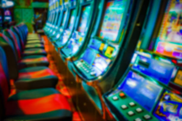 istock Slot machines in casino 1433305550