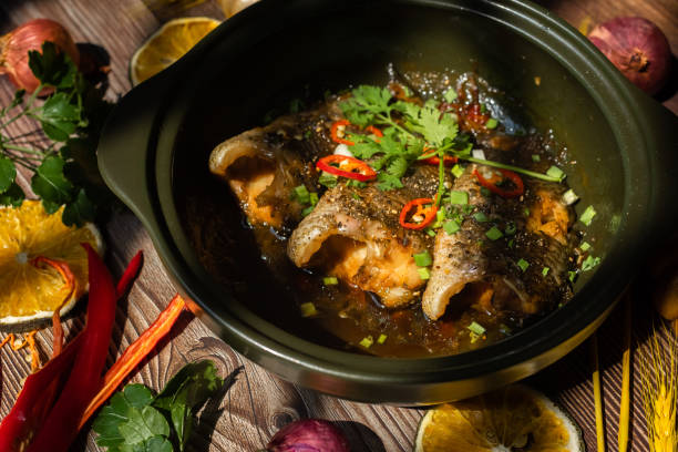 istock Braised perch is a simple dish used daily in Vietnamese meals 1433305588