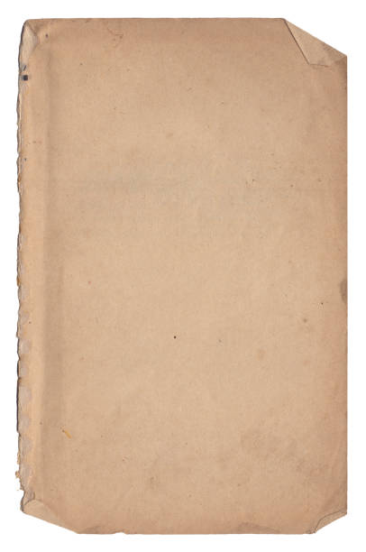 istock Old vintage rough paper with scratches and stains texture isolated 1433308869