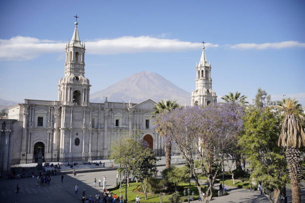 istock Arequipa city view (Plaza de Armas). 1433310161