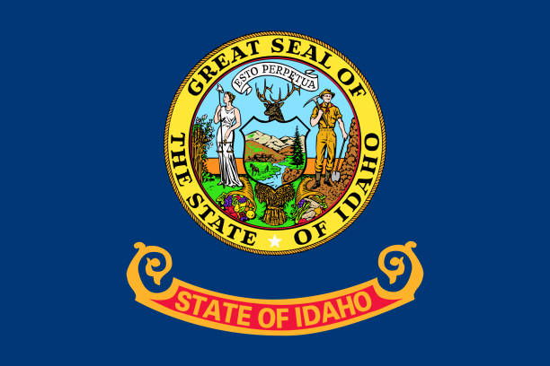 istock Flag of Idaho. Official colors. Flat vector illustration 1433310231