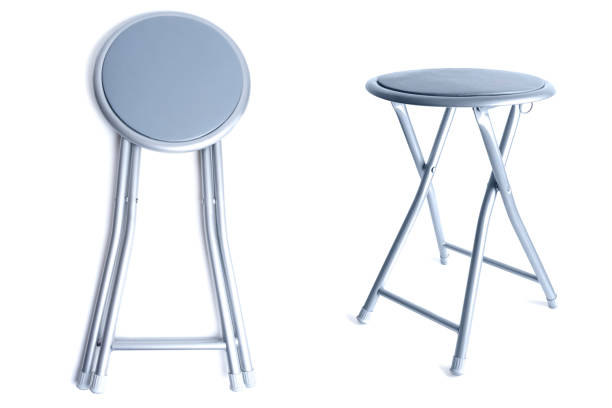 istock Portable collapsible stool isolated on white 1433318061