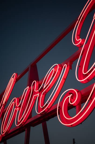 istock Sign 'love' with neon red light 1433327564