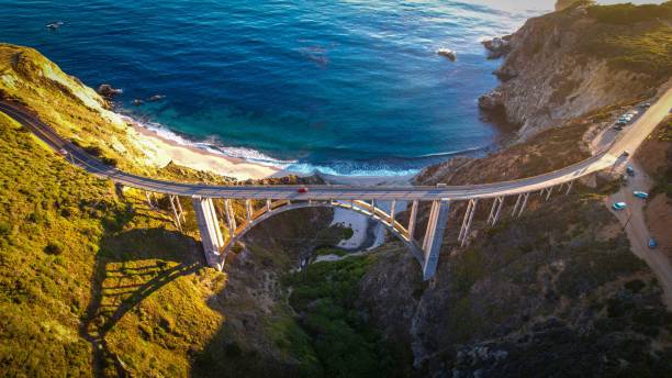 istock Bird's eye view of the Bixby Bridge 1433329651