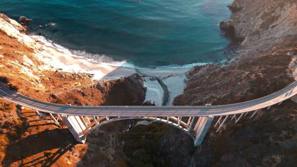 istock Bird's eye view of the Bixby Bridge 1433329652