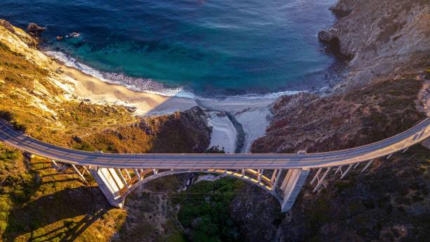 istock Bird's eye view of the Bixby Bridge 1433329653