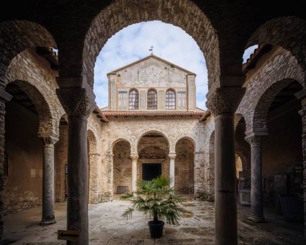 istock Inner space of the Basilica in Porec, Croatia 1433337727