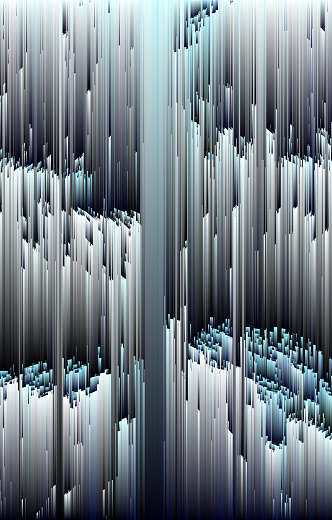 flowing straight up ice fragments in grey turquoise and blue making a unique abstract creative pattern