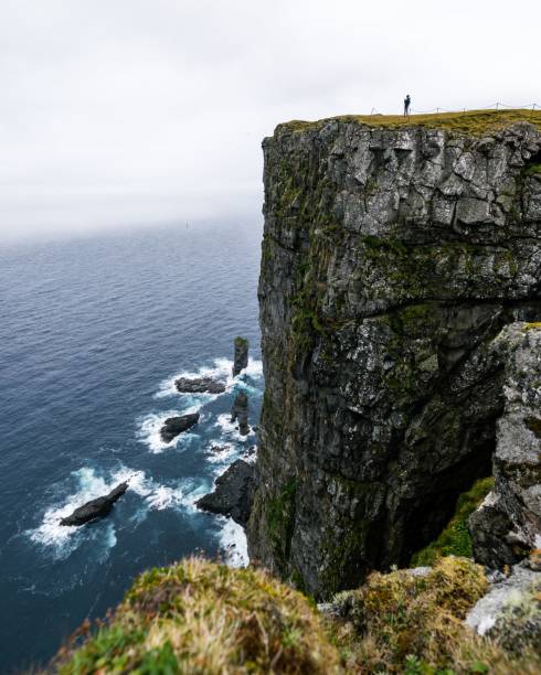 istock Mesmerizing view of Risin og Kellingin at the coast 1433339772