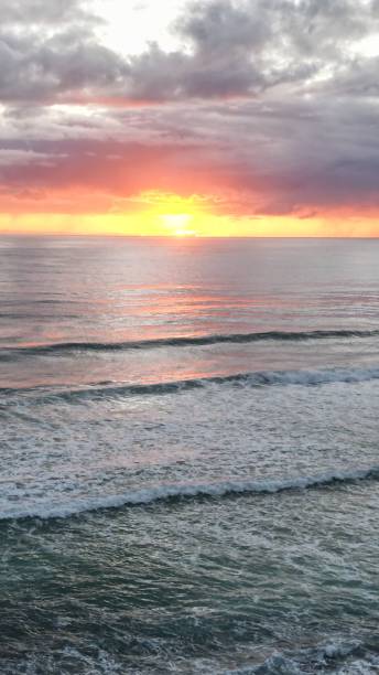 istock Vertical shot of the beach at sunset 1433339939