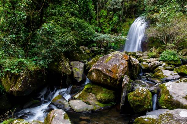 istock Nam Kat Waterfall in Oudomxay norhtern Laos, Southeast Asia 1433340115