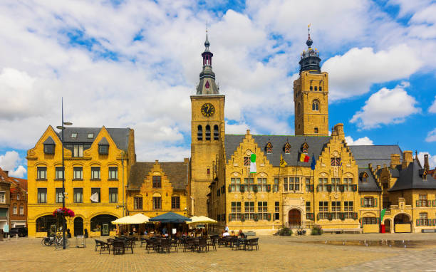 istock Grote Markt of Diksmuide, Belgium 1433343157