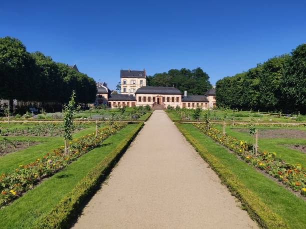 istock Straight path towards Prinz-Georg-Garten, Darmstadt, Germany 1433349905