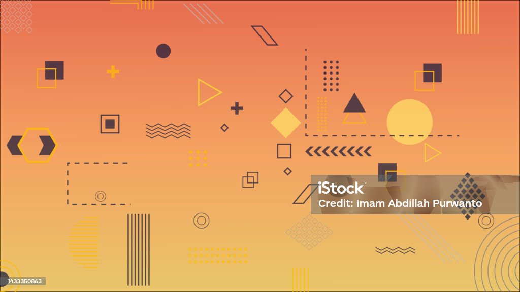 Scene Background Using Shapes Abstract Shapes Background Stock Illustration - Download Image Now ...