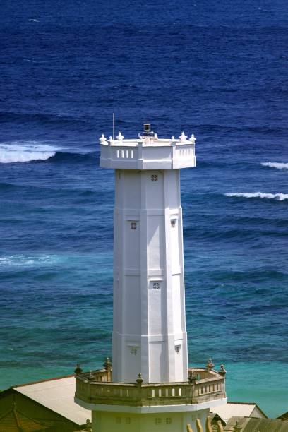 istock Vertical shot of a beautiful white lighthouse 1433352987