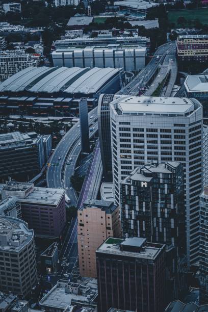 istock Vertical view of a cityscape 1433354485